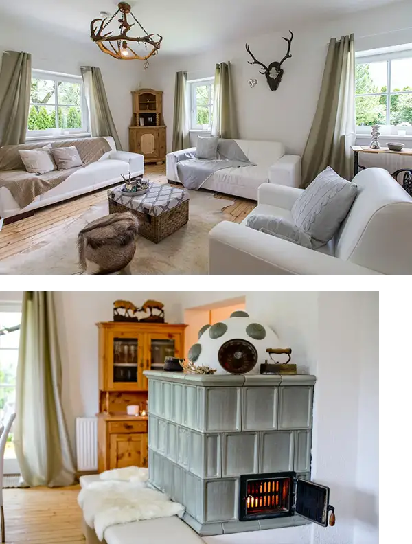 Chalet Forsthaus Innenansicht Erdgeschoß