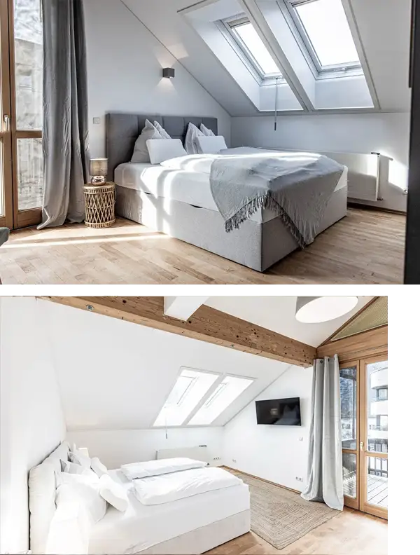 Villa Stella - Dachgeschoß - zwei Schlafzimmer